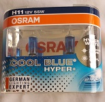 Osram Cool Blue Hyper+ 5000k H11